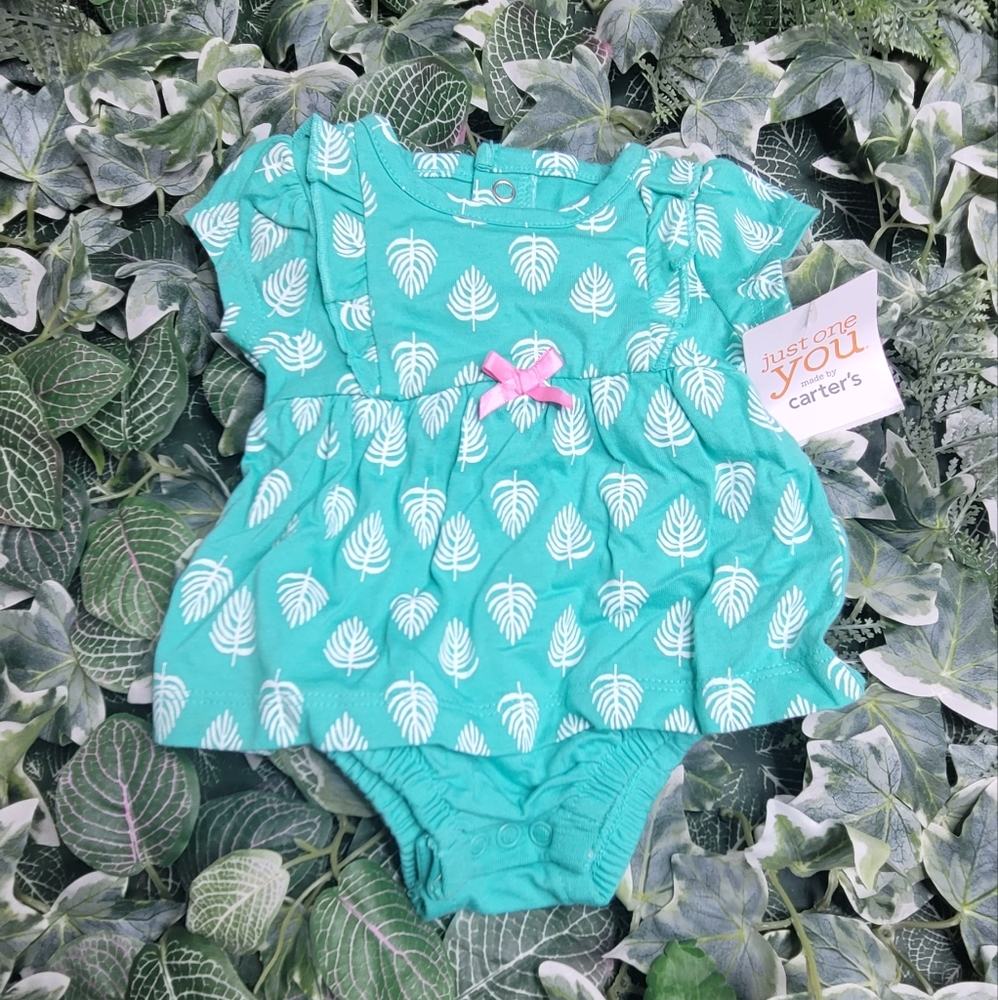 NWT Carter's baby girl Sleeveless Romper Size NB